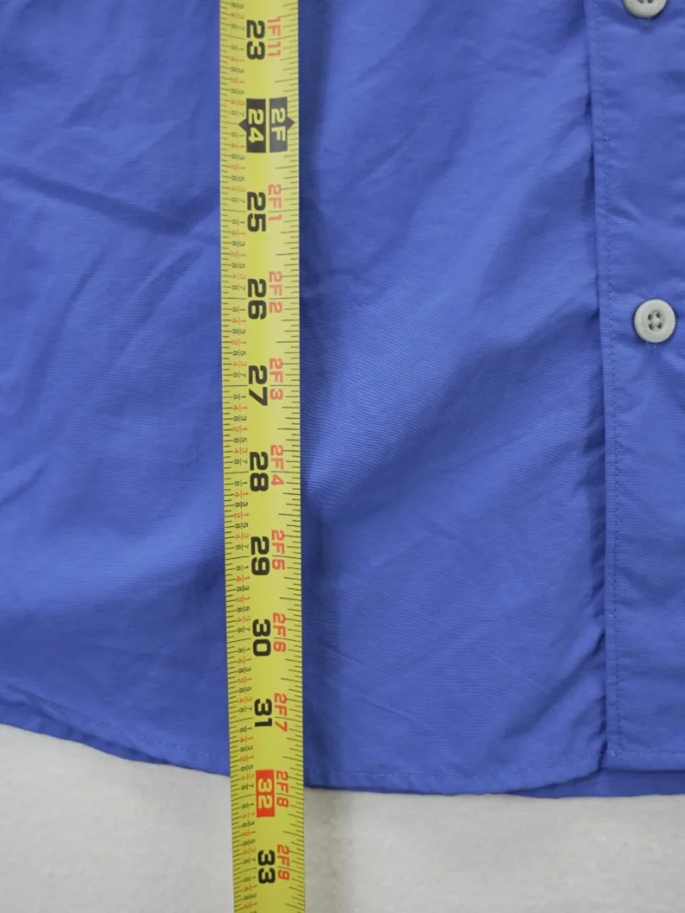 Columbia PFG Shirt Mens L Blue 100% Polyester Omni Shade Vented Fishing Ocean - Picture 4 of 10